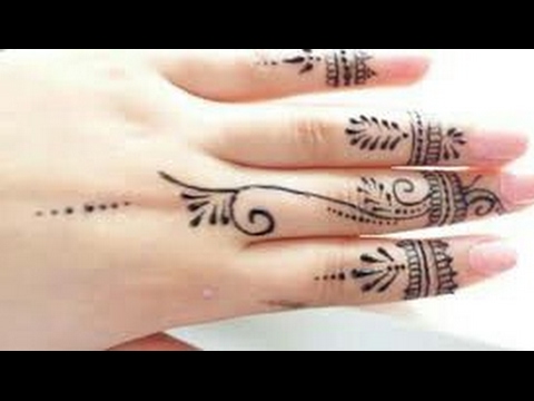 3 رسومات للحنة السوداء سهلة وبسيطة للمبتدئينن Henna Designs For Beginners Youtube